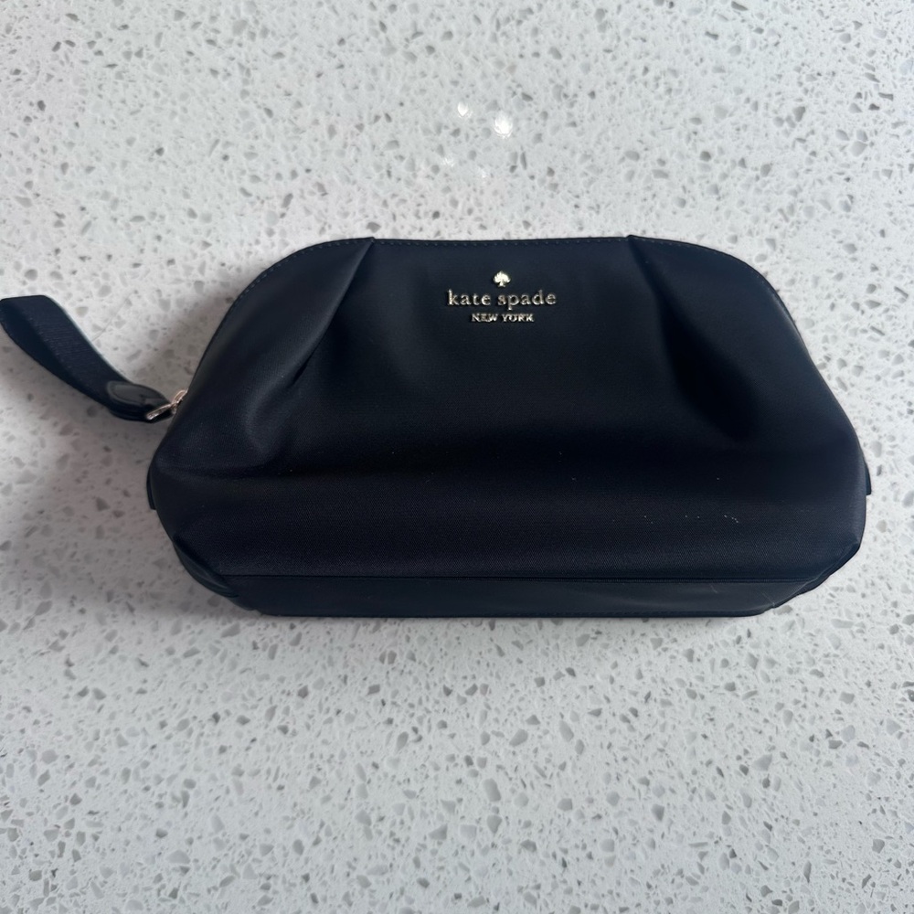 Kate Spade Black Satin Pouch